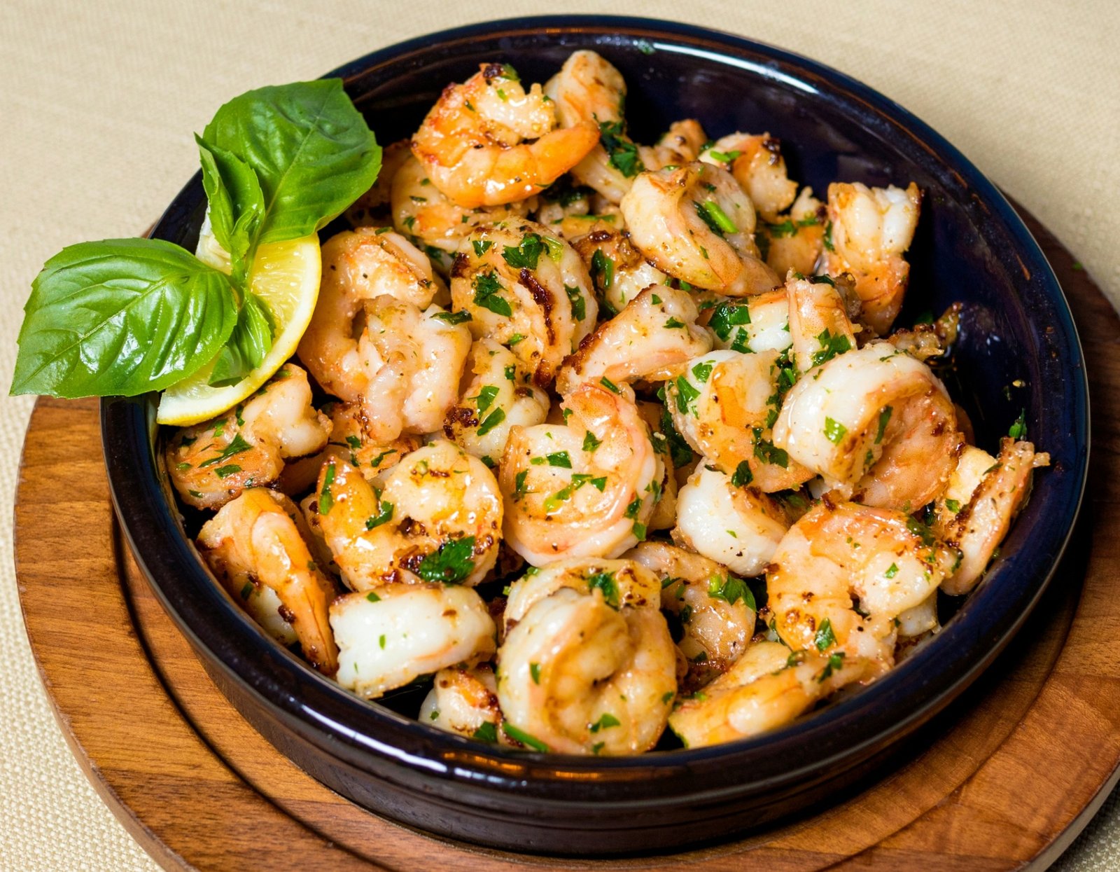 Gambas au sel et au Poivre de Penja